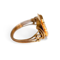 Vintage Queen Nefertiti Gold Dress Ring