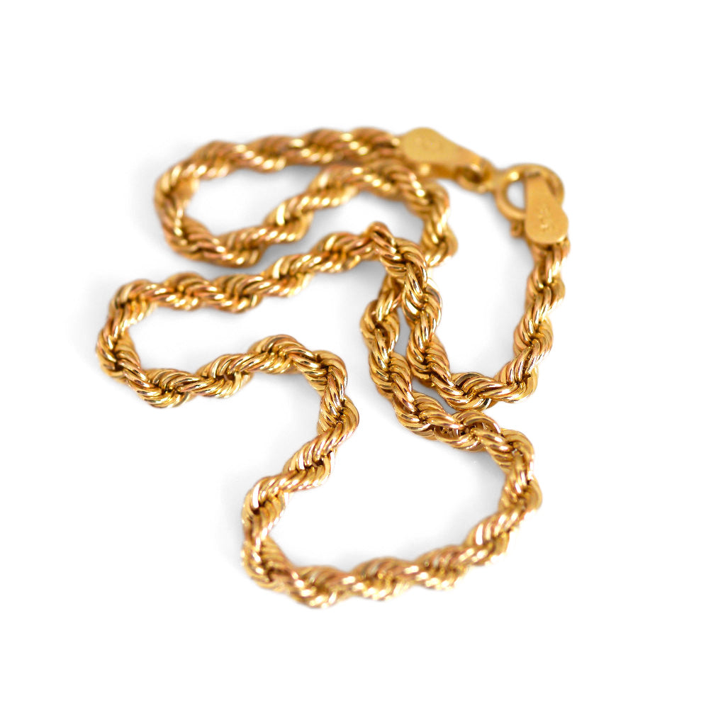 Vintage Bracelet Gold Rope