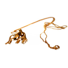 Gold Glorious Gold: Jaguar Necklace