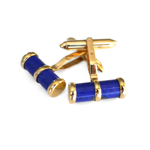 Lapis Lazuli Gold Cufflinks