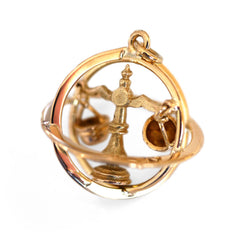 Articulated Jewellery Vintage Pendant Lady Justice Libra
