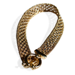 Gold Glorious Gold: Mesh Bracelet