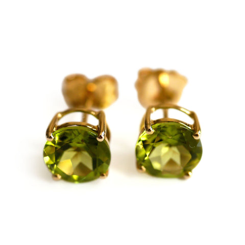 Evening Emeralds: Peridot Studs