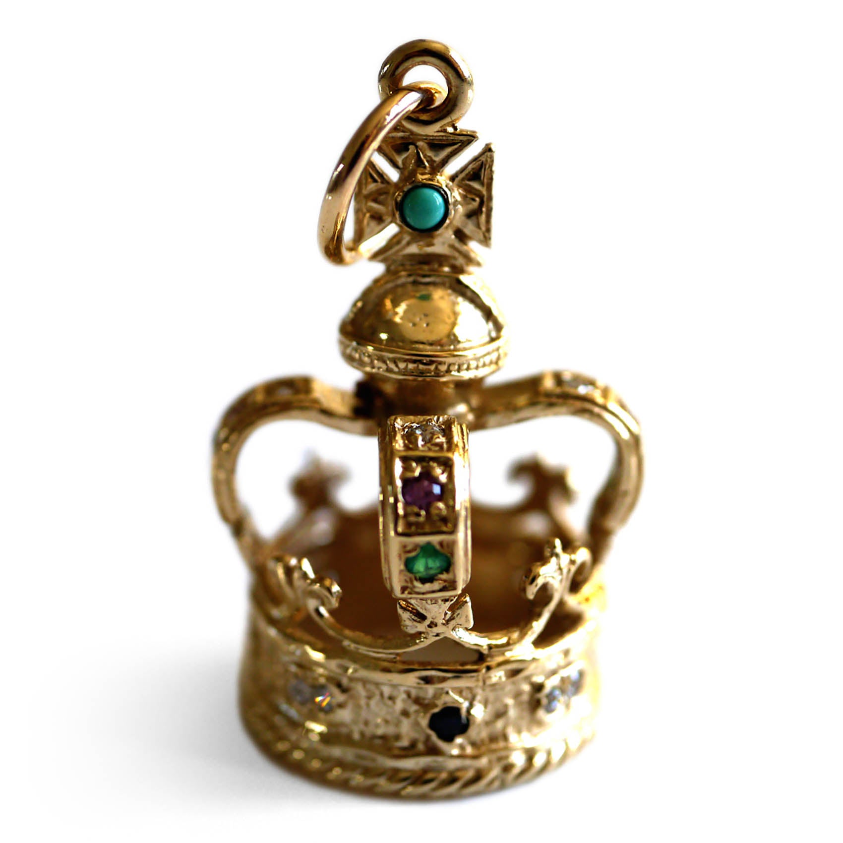 Vintage Jewellery Crown Jewels Pendant