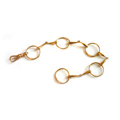 Gold Glorious Gold: Snaffle Bracelet