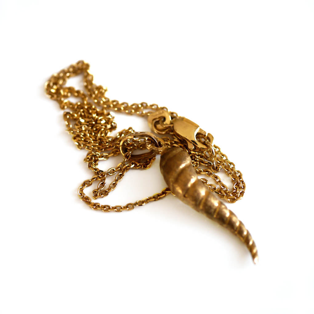 Gold Glorious Gold: Cornicello Necklace
