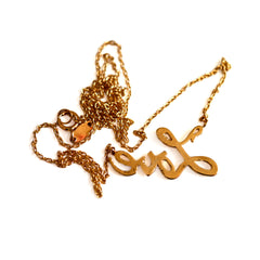 Gold Love Vintage Necklace