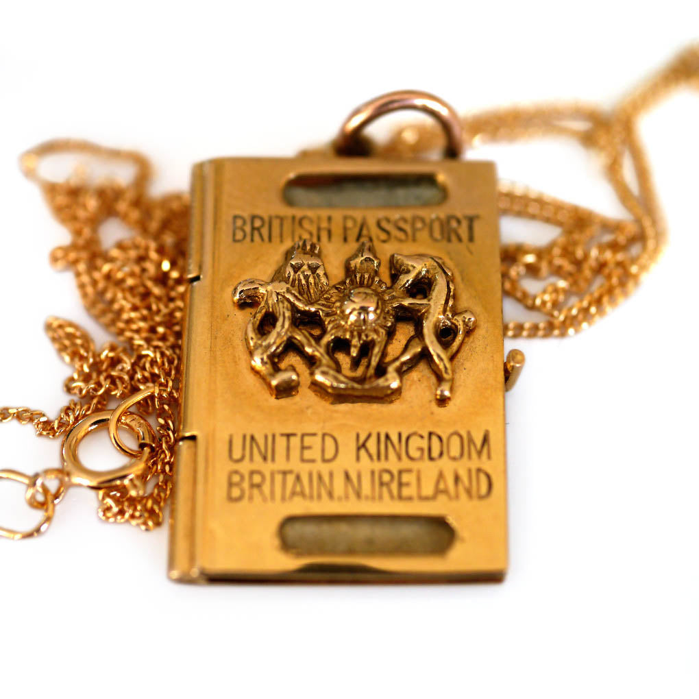 Gold Glorious Gold: 1973 British Passport