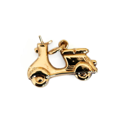 1990s Vintage Gold Motorino Charm