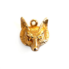 Gold Fox Vintage Necklace