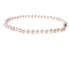 Little Satin White Pearl Necklace