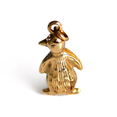 Gold Glorious Gold: Penguin Pendant