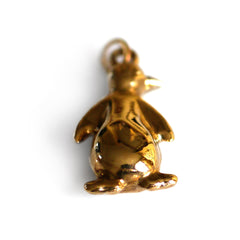 Gold Glorious Gold: Penguin Pendant