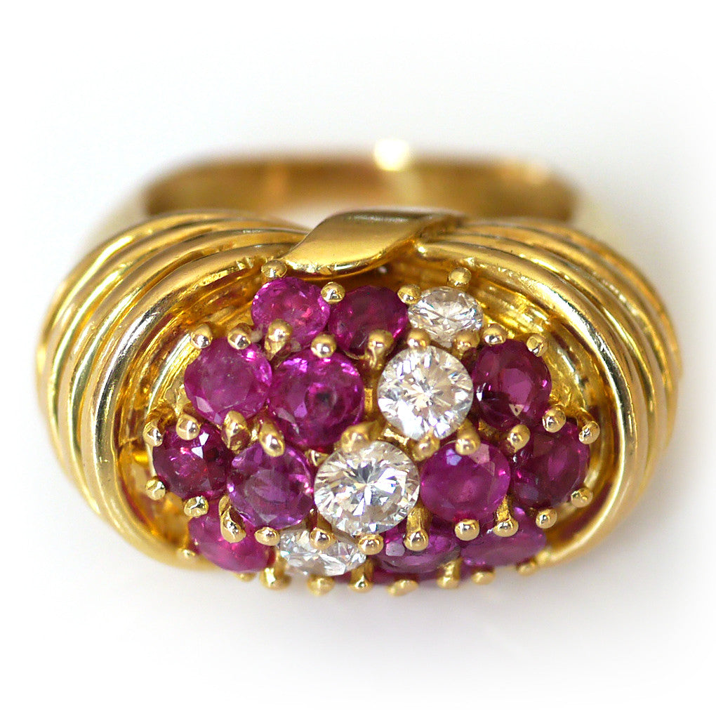 Ruby & Diamond Kutchinsky Vintage Ring