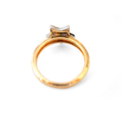 Vintage Cute Gold Star Ring