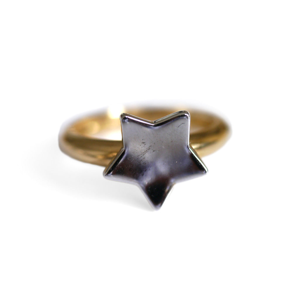 Cute Gold Star Vintage Ring