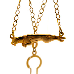 Gold Glorious Gold: Jaguar Tie Clip