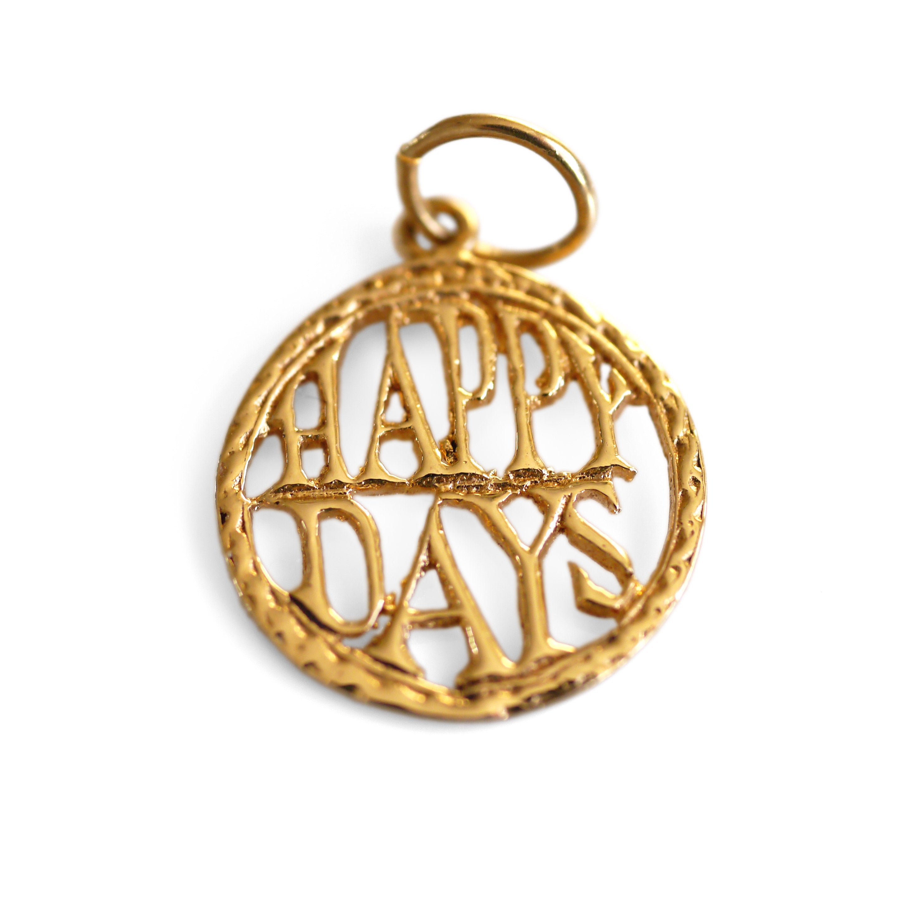 Happy Days Vintage Gold Necklace